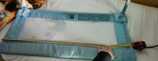 Barrera de Cama Infantil Azul