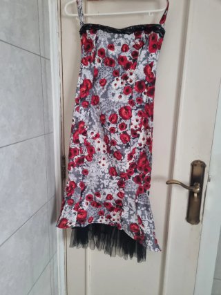 Vestido fiesta estampado floral