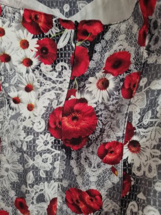 Vestido fiesta estampado floral