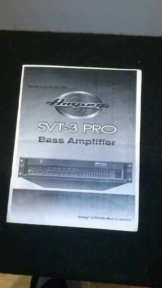 Cabezal Bajo Ampeg SVT-3 PRO