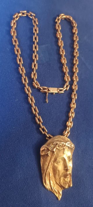 Cadena y Colgante Jesús Oro 18kt