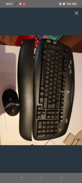 Teclado y Ratón Logitech Negro