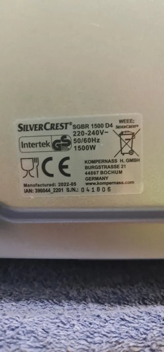 Horno SilverCrest grande