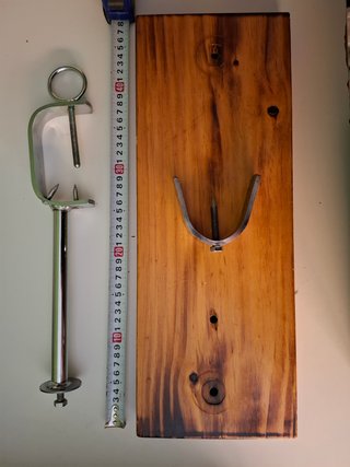 Soporte Jamonero Madera y Metal