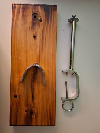 Soporte Jamonero Madera y Metal