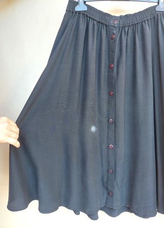 Gonna estiva vintage taglia L colore nero