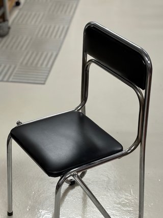 Sillas (10) Tubulares Bauhaus 1970 Zigzag