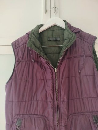 Chaleco Massimo Dutti Morado Talla XL