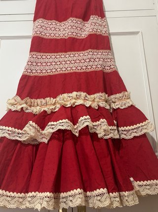 Falda flamenca Ajoli roja