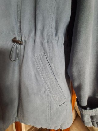 Chaqueta de entretiempo azul y rosa