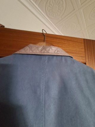 Chaqueta de entretiempo azul y rosa