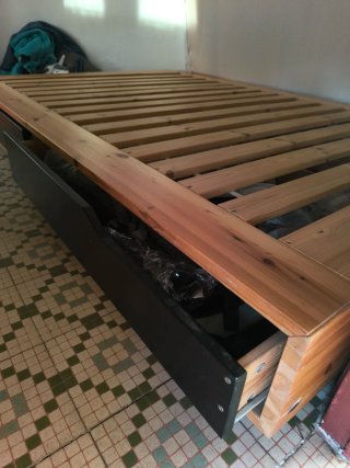 Cama Ikea 135cm con cajones