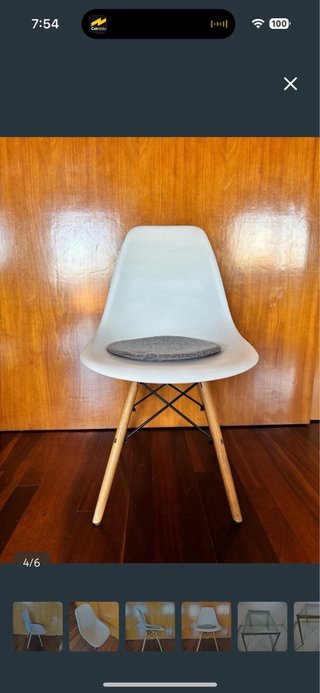Mesa de cristal y metal