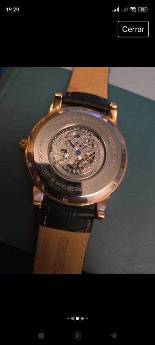 Reloj Cristian Lay Esqueleto Automático