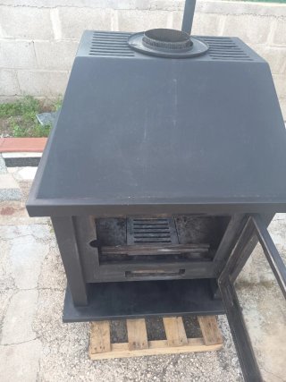 Estufa de leña hierro fundido