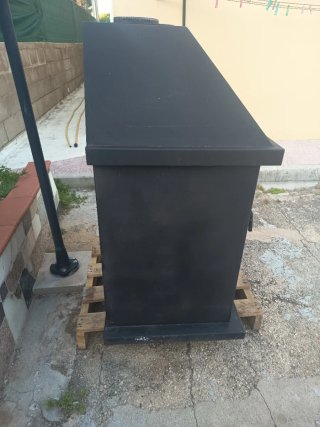 Estufa de leña hierro fundido