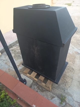 Estufa de leña hierro fundido