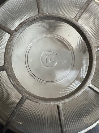 Foco náutico de pared/techo metálico