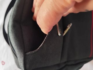 Bolso bandolera hombre negro