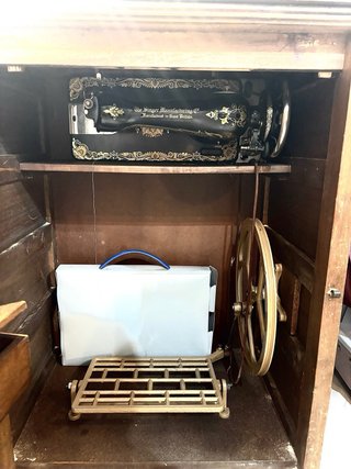Máquina de coser Singer 15 Bobina Central