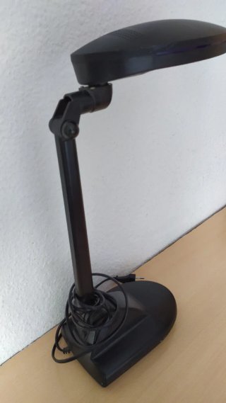 Flexo de escritorio negro