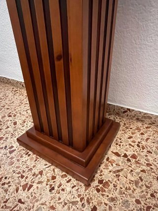 Base de madera maciza + Senyera