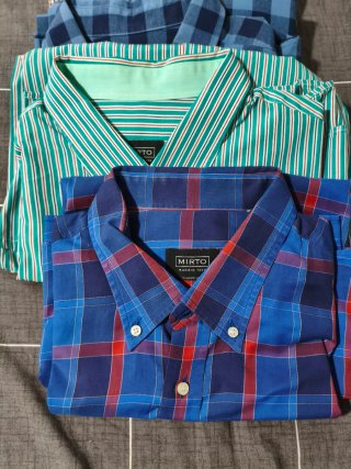 80 euros las 8 prendas  ,camisas de hombre