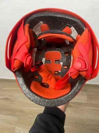 Casco de esquí infantil naranja
