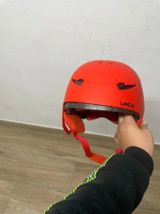 Casco de esquí infantil naranja