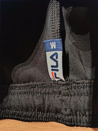 Chándal deportiva Fila negra y rosa Talla M