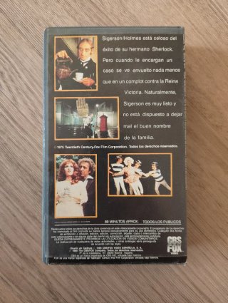 El Hermano Más Listo de Sherlock Holmes VHS