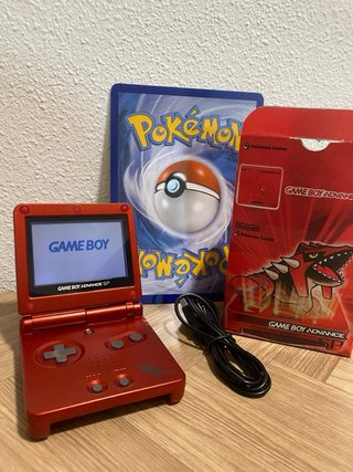 Nintendo GBA SP Edición Groudon