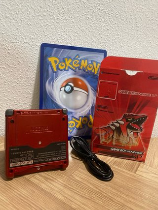 Nintendo GBA SP Edición Groudon