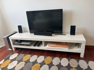 Mueble TV Blanco y Negro