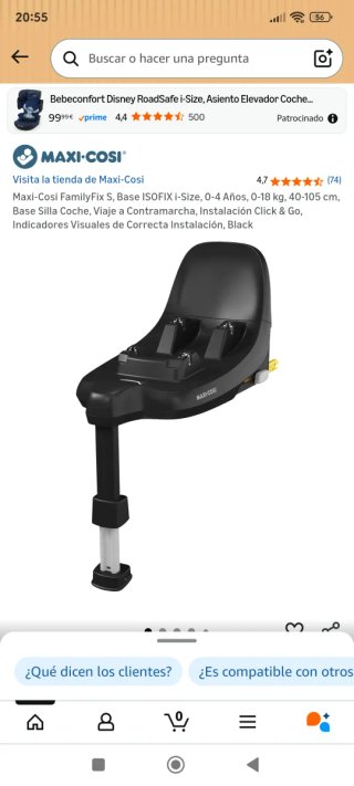 Maxi Cosi con Isofix