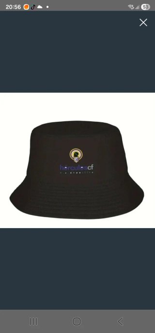 Gorro bucket negro Hércules