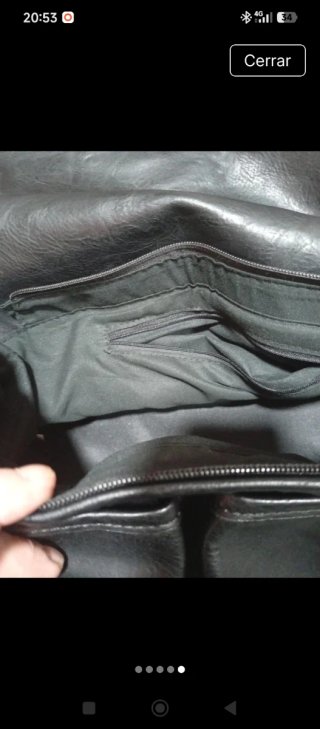Bolso de piel negro