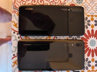 Huawei Negro - 2 Teléfonos + Cargadores + fundas