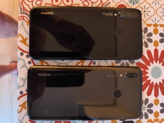 Huawei Negro - 2 Teléfonos + Cargadores + fundas