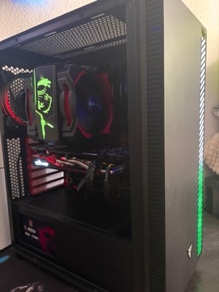 Caja PC MSI Negra y Roja  Venta en mano