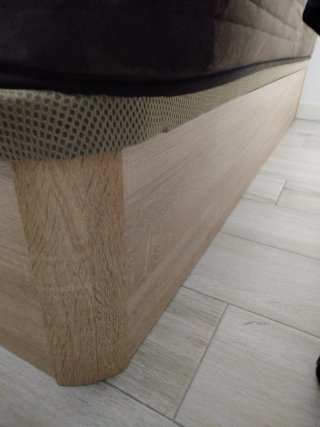 Cama 105 con canapé, colchón y almohada