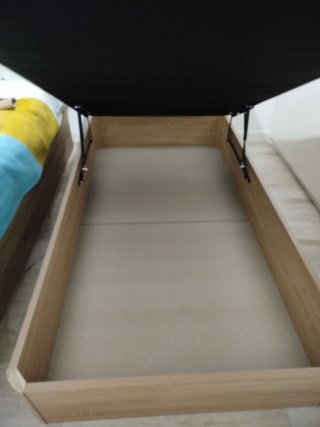 Cama 105 con canapé, colchón y almohada