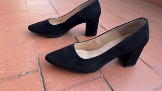 Zapatos de tacón negros 6-7cm
