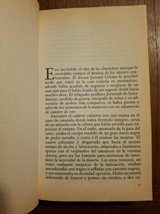 Clásico《El amor en los tiempos de cólera》