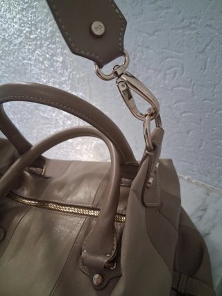 Bauletto Nero Giardini beige Bolsa marca italiana
