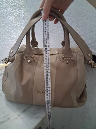 Bauletto Nero Giardini beige Bolsa marca italiana