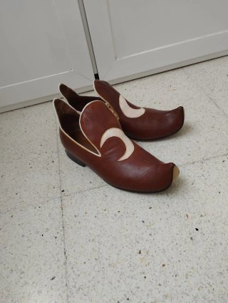 Zapatos Hueste Cali Marrón y Blanco
