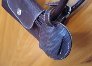 Saco/Bolsa Dobrável Castanho/Roxo