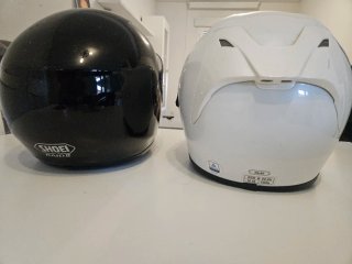 Cascos Moto HJC rpha talla M y Shoei raid talla S