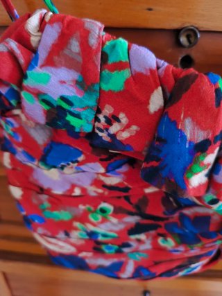 Top Zara floral volantes tirantes